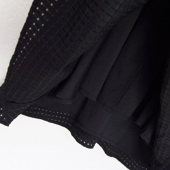 NEW Old Navy Flutter-Sleeve Mini Swing Dress Black Jack Textured Seersucker 3X - Picture 11 of 15